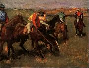 Edgar Degas Before the Race oil painting artist